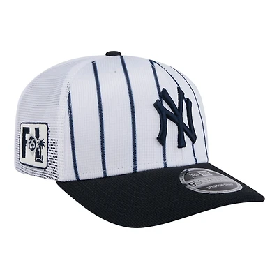New York Yankees Navy and White 2025 Spring Training New Era 9SEVENTY Stretch Snapback Hat