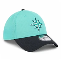 Seattle Mariners Aqua 2025 Spring Training New Era 39THIRTY Stretch Fit Hat