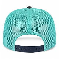 Seattle Mariners Aqua and Navy 2025 Spring Training New Era 9SEVENTY Stretch Snapback Hat