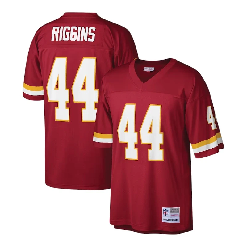 Washington Commanders John Riggins 1982 Mitchell & Ness Burgundy Legacy Jersey