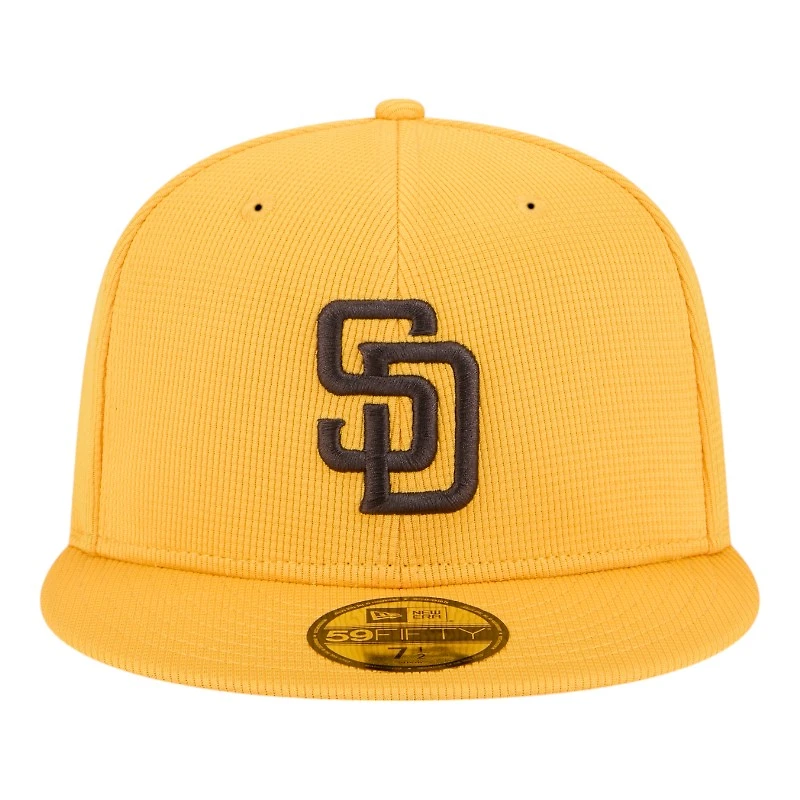 San Diego Padres Yellow 2025 Spring Training Patch New Era 59FIFTY Fitted Hat