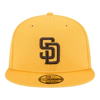 San Diego Padres Yellow 2025 Spring Training Patch New Era 59FIFTY Fitted Hat