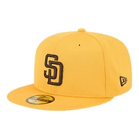 San Diego Padres Yellow 2025 Spring Training Patch New Era 59FIFTY Fitted Hat