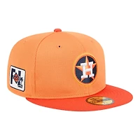 Houston Astros Orange 2025 Spring Training Patch New Era 59FIFTY Fitted Hat