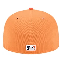 Houston Astros Orange 2025 Spring Training Patch New Era 59FIFTY Fitted Hat