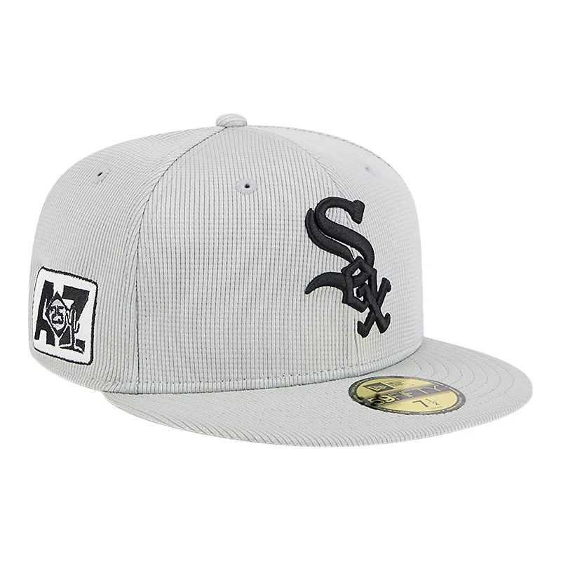 Chicago White Sox Gray 2025 Spring Training Patch New Era 59FIFTY Fitted Hat