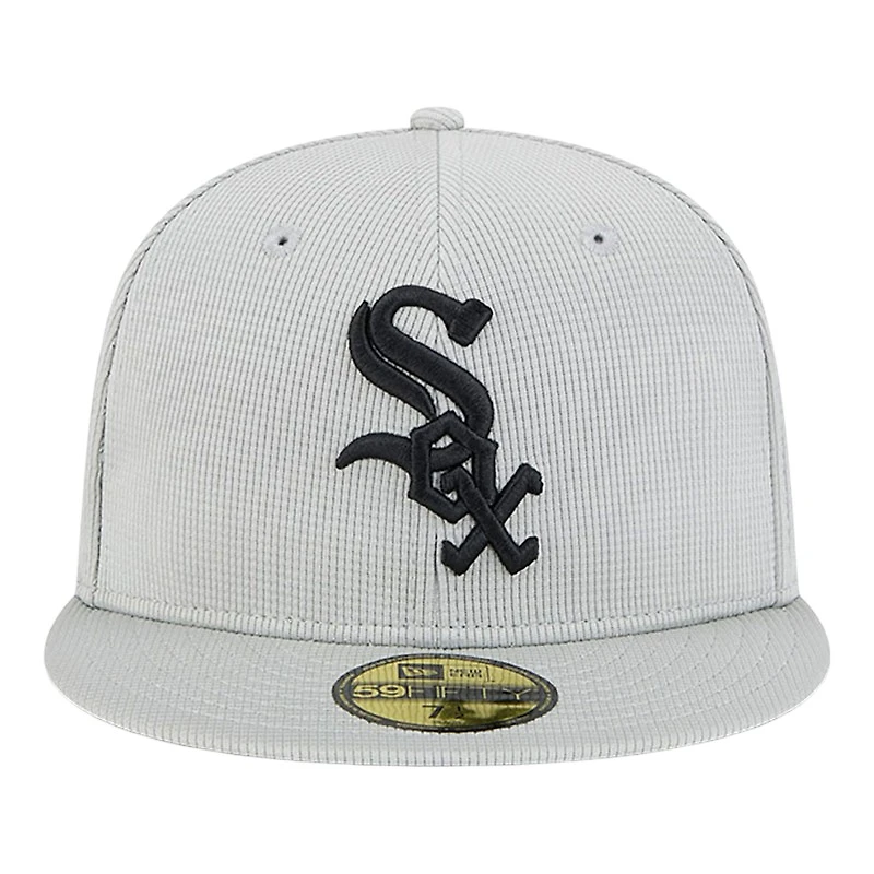 Chicago White Sox Gray 2025 Spring Training Patch New Era 59FIFTY Fitted Hat