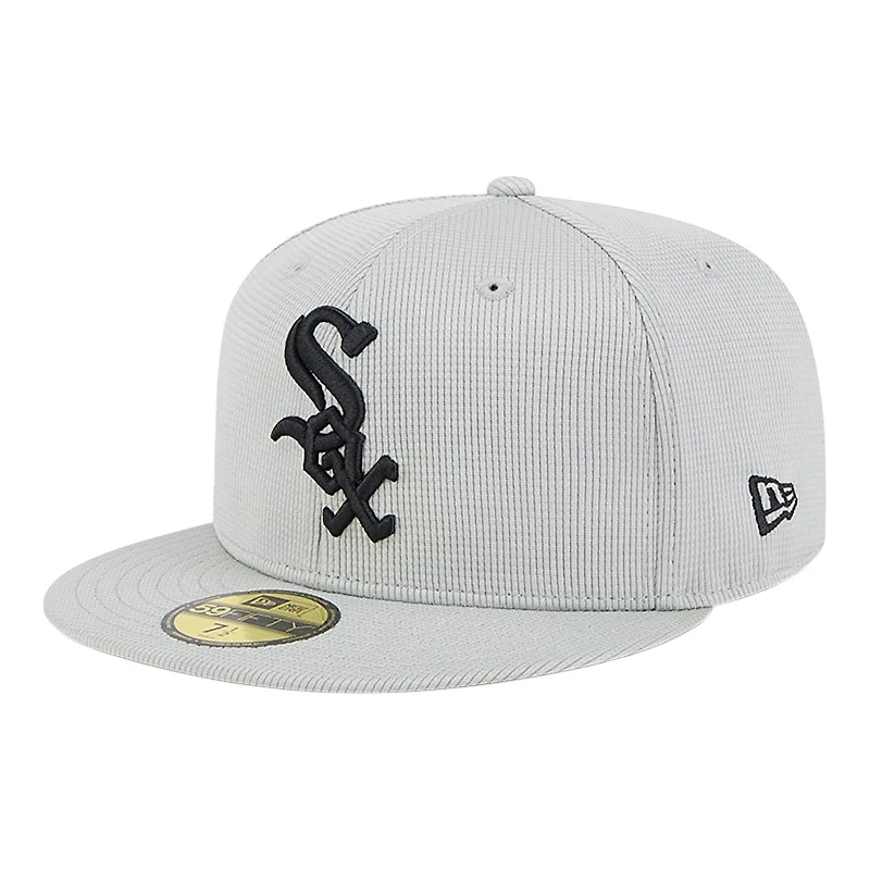 Chicago White Sox Gray 2025 Spring Training Patch New Era 59FIFTY Fitted Hat