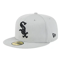 Chicago White Sox Gray 2025 Spring Training Patch New Era 59FIFTY Fitted Hat