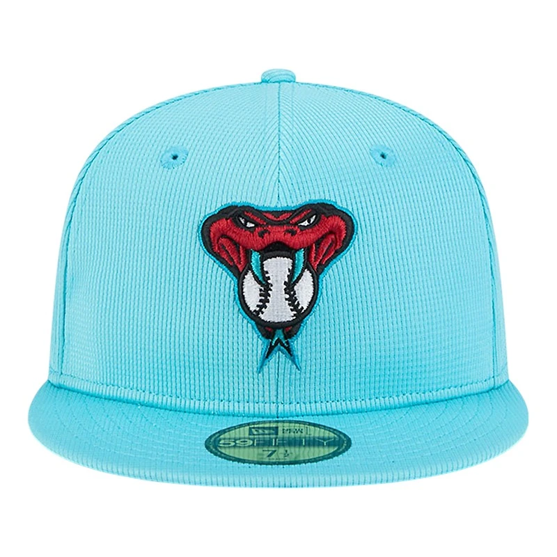 Arizona Diamondbacks Teal 2025 Spring Training Patch New Era 59FIFTY Fitted Hat