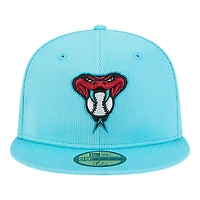 Arizona Diamondbacks Teal 2025 Spring Training Patch New Era 59FIFTY Fitted Hat