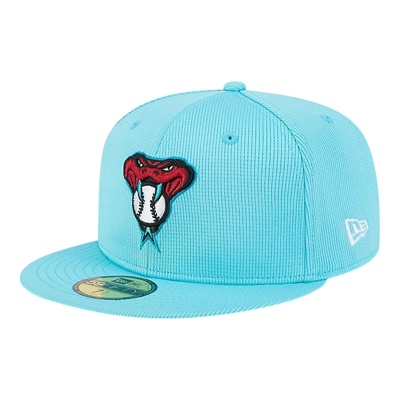 Arizona Diamondbacks Teal 2025 Spring Training Patch New Era 59FIFTY Fitted Hat