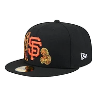 San Francisco Giants Black State Stitch New Era 59FIFTY Fitted Hat