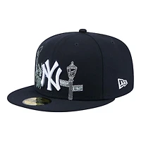 New York Yankees Navy State Stitch Era 59FIFTY Fitted Hat