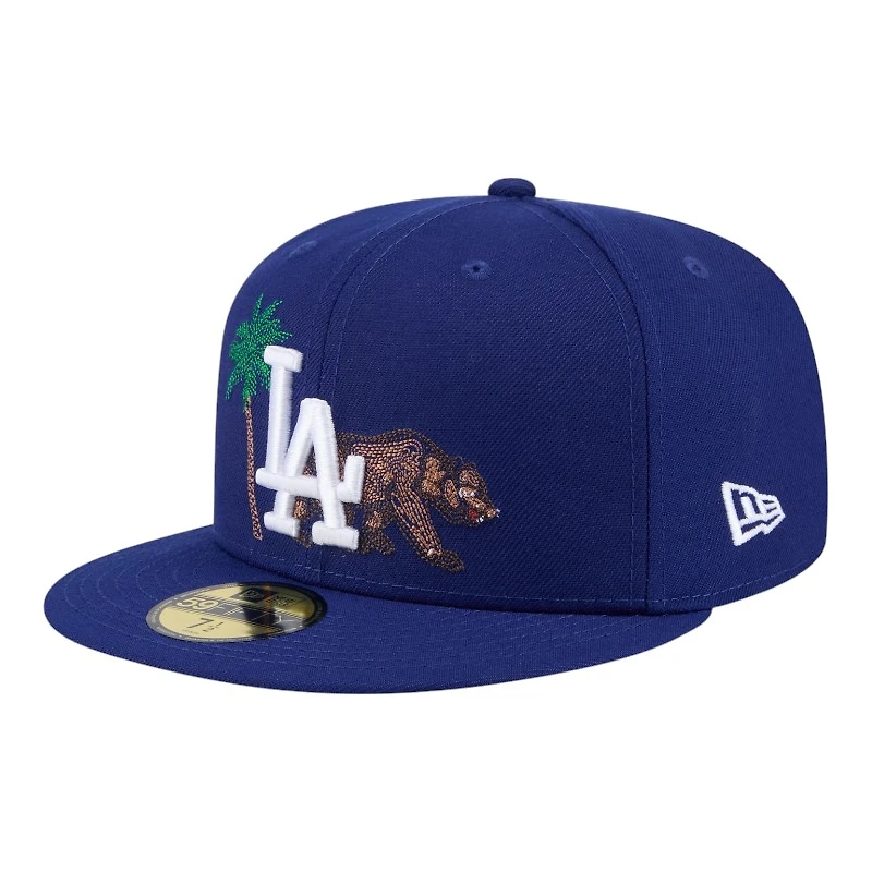 Los Angeles Dodgers Royal Blue State Stitch New Era 59FIFTY Fitted Hat