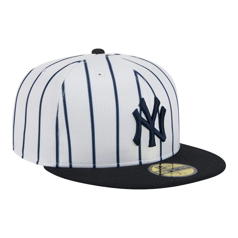 New York Yankees White and Navy 2025 Spring Training Era 59FIFTY Fitted Hat