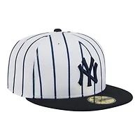 New York Yankees White and Navy 2025 Spring Training Era 59FIFTY Fitted Hat