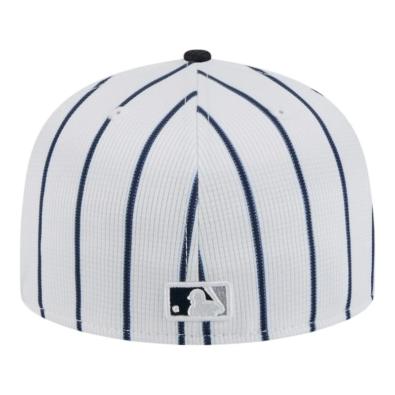New York Yankees White and Navy 2025 Spring Training Era 59FIFTY Fitted Hat