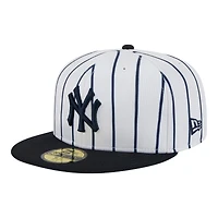 New York Yankees White and Navy 2025 Spring Training Era 59FIFTY Fitted Hat