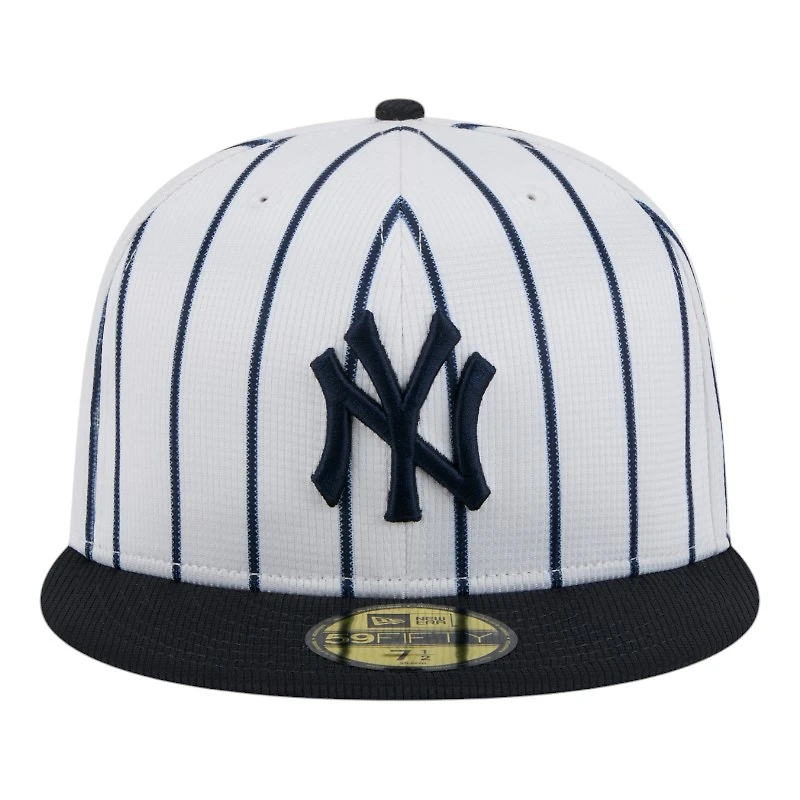 New York Yankees White and Navy 2025 Spring Training Era 59FIFTY Fitted Hat