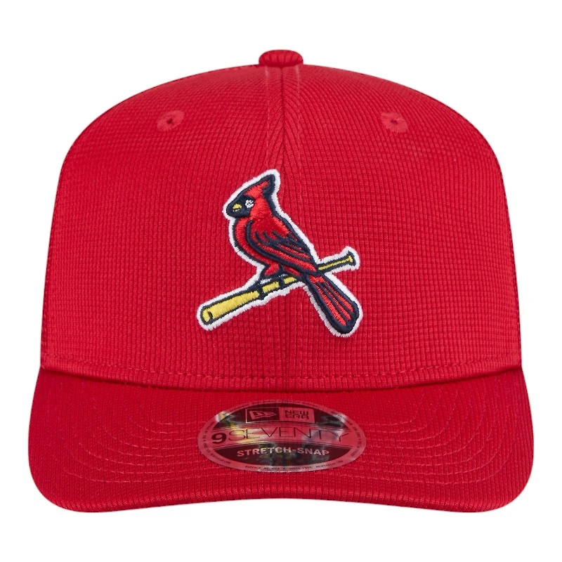 St. Louis Cardinals Red 2025 Spring Training New Era 9SEVENTY Stretch Snapback Hat