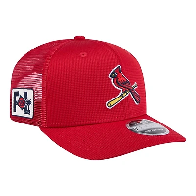 St. Louis Cardinals Red 2025 Spring Training Patch New Era 9SEVENTY Stretch Snapback Hat