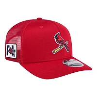 St. Louis Cardinals Red 2025 Spring Training Patch New Era 9SEVENTY Stretch Snapback Hat