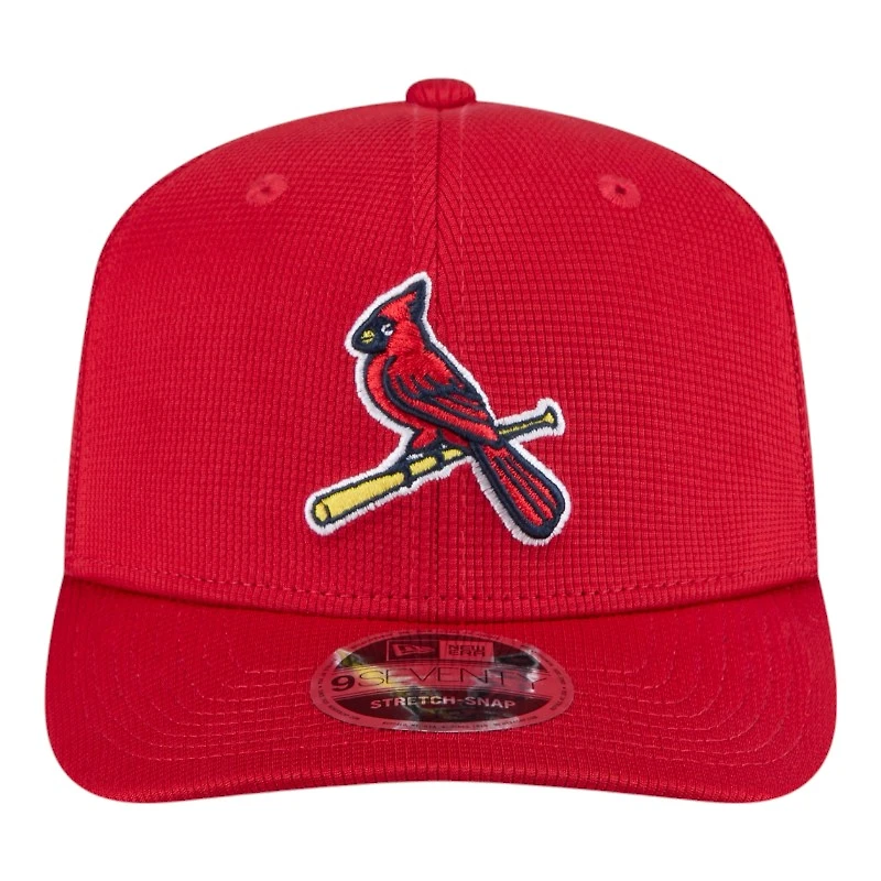 St. Louis Cardinals Red 2025 Spring Training Patch New Era 9SEVENTY Stretch Snapback Hat