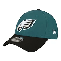 Philadelphia Eagles Green and Black Super Bowl LIX Patch New Era 9FORTY Adjustable Hat