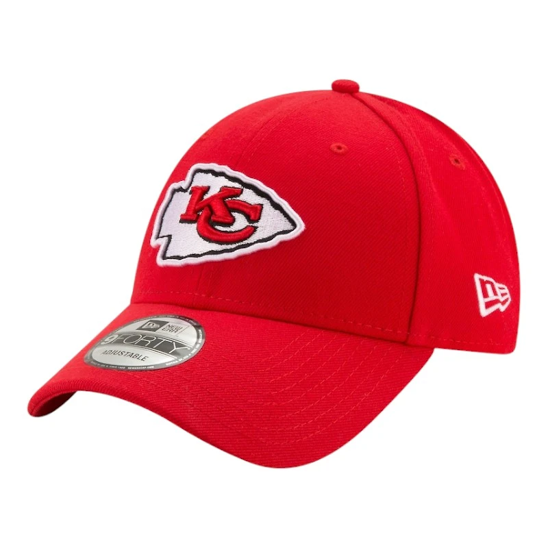 Kansas City Chiefs Red Super Bowl LIX Patch New Era 9FORTY Adjustable Hat