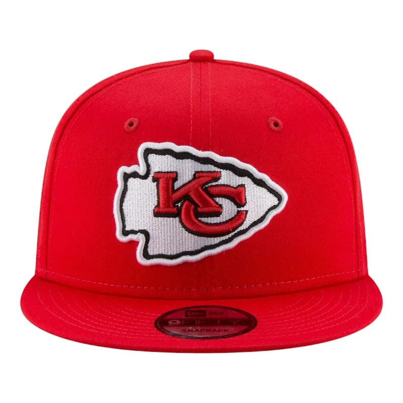 Kansas City Chiefs Red Super Bowl LIX Patch New Era 9FIFTY Snapback Hat