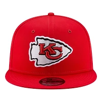 Kansas City Chiefs Red Super Bowl LIX Patch New Era 9FIFTY Snapback Hat