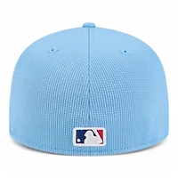 Texas Rangers Blue 2025 Spring Training Patch New Era 59FIFTY Fitted Hat
