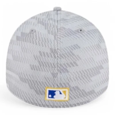 Seattle Mariners Gray 2025 Clubhouse New Era 39THIRTY Stretch Fit Hat