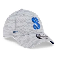 Seattle Mariners Gray 2025 Clubhouse New Era 39THIRTY Stretch Fit Hat