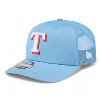 Texas Rangers Blue 2025 Spring Training Patch New Era 9SEVENTY Stretch Snapback Hat