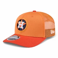 Houston Astros Orange 2025 Spring Training Patch New Era 9SEVENTY Stretch Snapback Hat