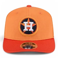 Houston Astros Orange 2025 Spring Training Patch New Era 9SEVENTY Stretch Snapback Hat