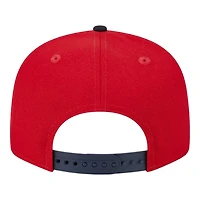 Washington Nationals Red and Navy 2025 Batting Practice New Era 9FIFTY Snapback Hat