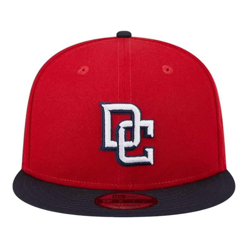 Washington Nationals Red and Navy 2025 Batting Practice New Era 9FIFTY Snapback Hat