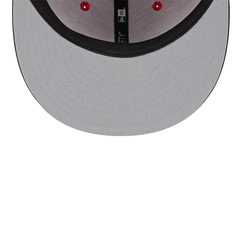 Washington Nationals Red and Navy 2025 Batting Practice New Era 9FIFTY Snapback Hat