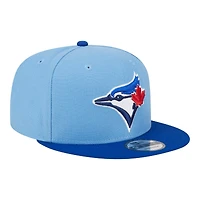 Toronto Bue Jays Light Blue and Royal 2025 Batting Practice New Era 9FIFTY Snapback Hat