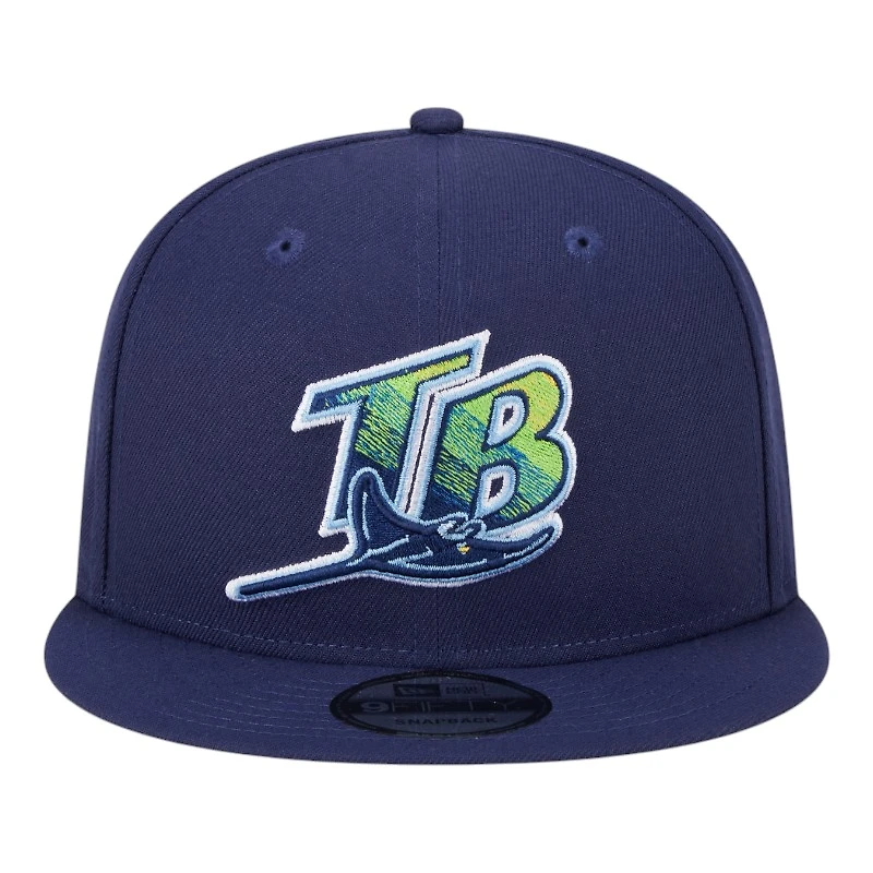 Tampa Bay Rays Navy 2025 Batting Practice New Era 9FIFTY Snapback Hat