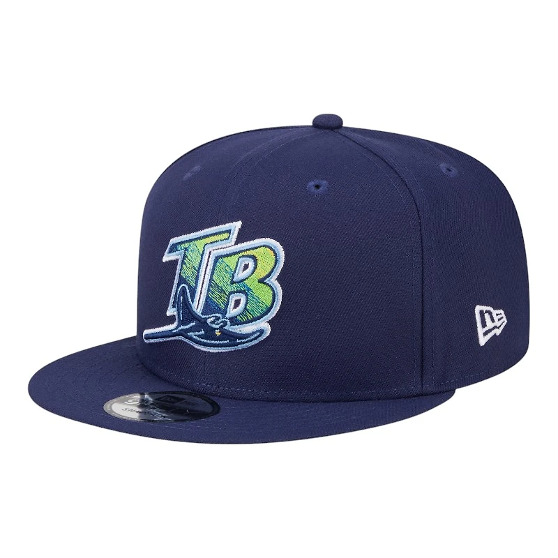 Tampa Bay Rays Navy 2025 Batting Practice New Era 9FIFTY Snapback Hat