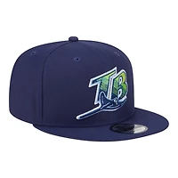 Tampa Bay Rays Navy 2025 Batting Practice New Era 9FIFTY Snapback Hat