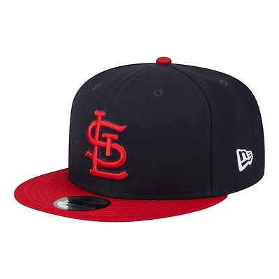 St. Louis Cardinals Navy and Red 2025 Batting Practice New Era 9FIFTY Snapback Hat