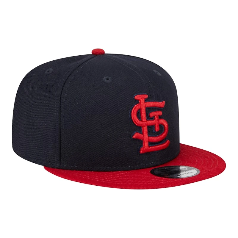 St. Louis Cardinals Navy and Red 2025 Batting Practice New Era 9FIFTY Snapback Hat