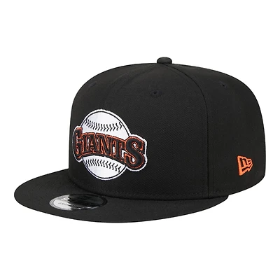 San Francisco Giants Black 2025 Batting Practice New Era 9FIFTY Snapback Hat
