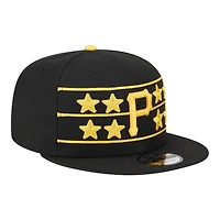 Pittburgh Pirates Black 2025 Batting Practice New Era 9FIFTY Snapback Hat