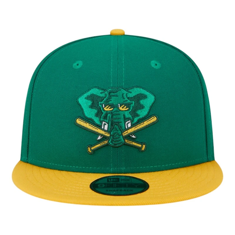 Oakland Athletics Green and Yellow 2025 Batting Practice New Era 9FIFTY Snapback Hat